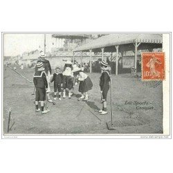 LES SPORTS. Le Croquet 1910