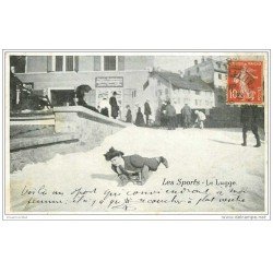 LES SPORTS. La Luge 1912