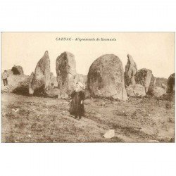 DOLMENS ET MENHIRS. 56 Carnac alignements de Kermario animation