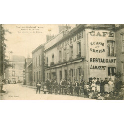 51 RILLY-LA-MONTAGNE. Cyclistes Café Hôtel Restaurant avenue de la Gare rue de Chigny