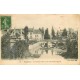 2 x Cpa 61 ARGENTAN. Pont Saint-Jacques sur l'Orne 1916 et Cour Institution Jeanne d'Arc