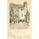 38 ALLEVARD. La rue des Bains 1904 avec le Bureau d'Initiatives