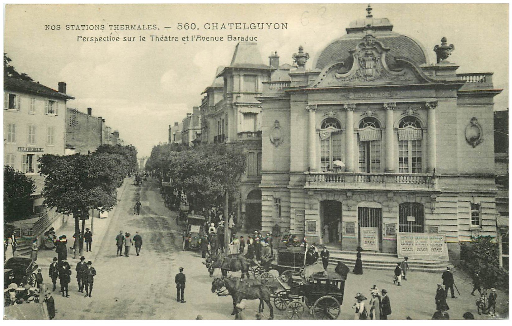 63 Chatel Guyon Theatre Avenue Baraduc 1915 Villa Richelieu