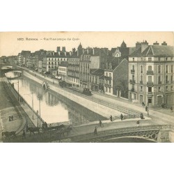 PROMO 4 cpa 35 RENNES. Quais, Volière Thabor, Colonne Vanneau-Papu et Palais Commerce