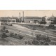 60 CREPY-EN-VALOIS. Usine et trains à l'intérieur de la Gare 1917