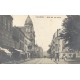 42 ROANNE. Café Peguin et Coiffeur rue de la Côte. Photo carte postale 1915