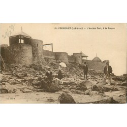 Promotion 2 cpa 44 PORNICHET. Ancien Fort à la Pointe et la Plage 1926