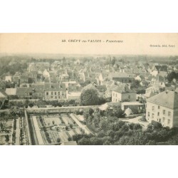 Promotion 2 cpa 60 CREPY-EN-VALOIS. Panorama et anciennes Fortifications 1917