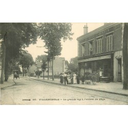 93 VILLEMOMBLE. Café au "Réveil Matin" sur la grande rue à l'entrée du Pays 1911