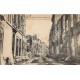 Superbe lot 4 cpa 55 VERDUN. Mess Officiers, Pont-Chaussée, la Manutention et rue incendiées