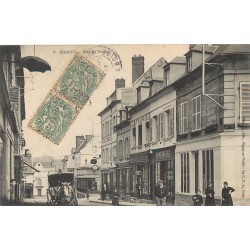 95 MAGNY EN VEXIN. Charcuterie Imprimerie Librairie Rue de Paris 1907