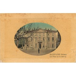 2 cpa 26 SAINT-UZE. Place Mairie et Pont Hospice Saint-Joseph route de Rochetaillée 19015-07