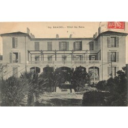 3 Superbes Cpa 83 BANDOL. Hôtel des Bains, Place Liberté et Promenade du Midi 1908