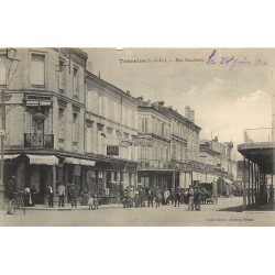 47 TONNEINS. Le Tabac rue Gambetta 1916