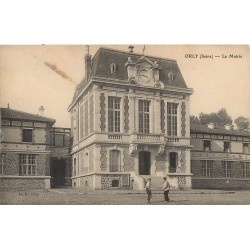 94 ORLY. Animation devant la Mairie 1915