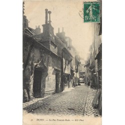 21 DIJON. Vente d'huîtres et escargots dans la Rue François-Rude 1910