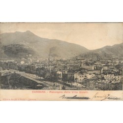 Italia Italie CARRARA. Panorama dalla Villa Binelli 1906