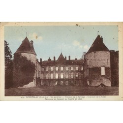 77 COURPALAY. Cour Château de la Grange résidence de La Fayette 1942