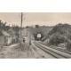 78 BONNIERES-SUR-SEINE. Locomotive à vapeur sortant du Tunnel de Rolleboise