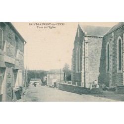 50 SAINT LAURENT DE CUVES. Boulangerie Place de l'Eglise