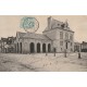 50 PONTORSON. La Mairie 1907 et Café Etienne