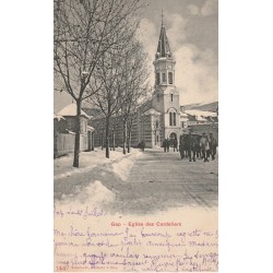 05 GAP. Attelage devant l'Eglise des Cordeliers 1903