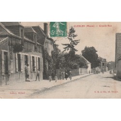 51 CLESLES. Tabac sur Grande Rue 1908