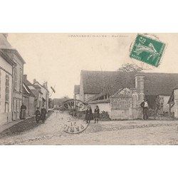 51 GRANGES SUR AUBE. Rue Basse ou d'En Bas 1915