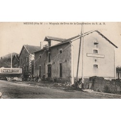 52 MEUSE. Magasin de Gros de la Coopérative du S.A.B camion " Persil " Syndicat agricole du Bassigny