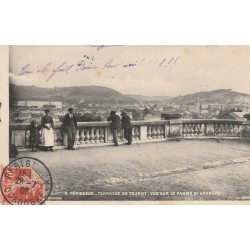 24 PERIGUEUX. Terrasse de Tourny vue sur le Fg Saint-Georges 1906