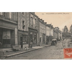 53 VILLAINES LA JUHEL 1916 Epicerie Parisienne et Charcuterie rue Neuve