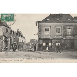 53 COSSE-LE-VIVIEN. Café Misière Rue des Marchands 1913