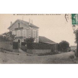 78 BOUGIVAL-SAINT-MICHEL. Vins Epicerie rue Saint-Michel 1908