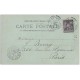 Rare 54 LUNEVILLE. Le Square. Superbe carte pionnière 1899. Timbre 10 centimes