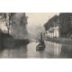 77 MEAUX. Péniche et remorqueur sur le Canal de Chalifert