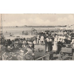 85 LES SABLES-D'OLONNE. Les Parcs à ânes sur la Plage