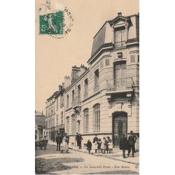 95 PONTOISE. La nouvelle Poste et Café rue Basse 1913