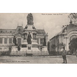 90 BELFORT. Monument des Trois Siège, Palais Justice et Salle des Fêtes 1918