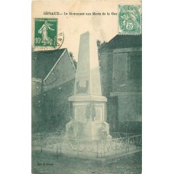 RARE 89 SEPEAUX. Monument aux Morts de la Guerre 1926