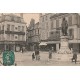 52 LANGRES. Chapellerie Horlogerie Librairie Café Place Diderot 1910