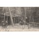 77 Forêt de FONTAINEBLEAU. Etablissement de la Roche Eponge avec balançoire à deux 1903