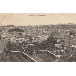 93 BAGNOLET. Panorama sur les Clos à Pêches 1924