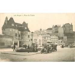 76 DIEPPE. Voitures anciennes et chauffeurs Place du Casino