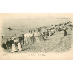 76 DIEPPE. Tentes-Cabines de Plage