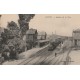 60 NOYON. La Gare avec Train et locomotive