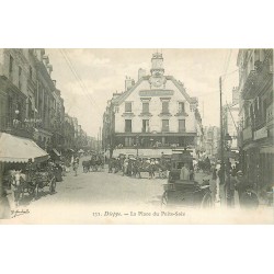 76 DIEPPE. La Place du Puits-Salé vers 1900