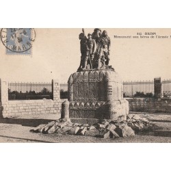 51 REIMS. Monument aux Héros de l'Armée Noire 1931