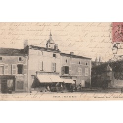 55 ETAIN. Rue du Pont magasin Lambert Noel et boulangerie 1904