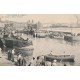 SAN SEBASTIAN. Vista desde el Puerto Pêcheurs sur barques vers 1900