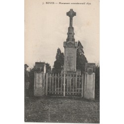 80 BOVES. Monument commémoratif 1870